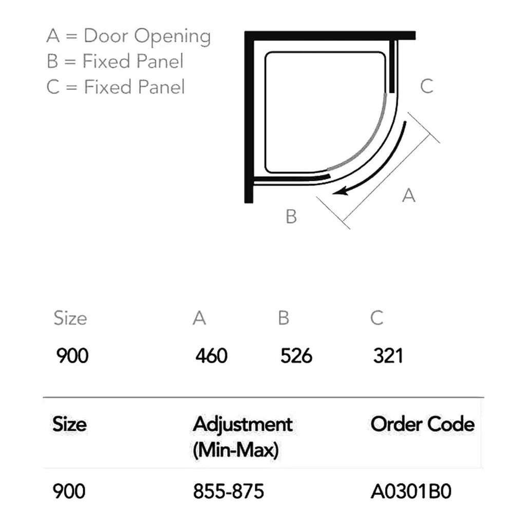Shower tray installation diagram showcasing dimensions and panels, ideal for bathroom renovation projects. Clear labels and measurements for custom fitting in modern bathroom designs.