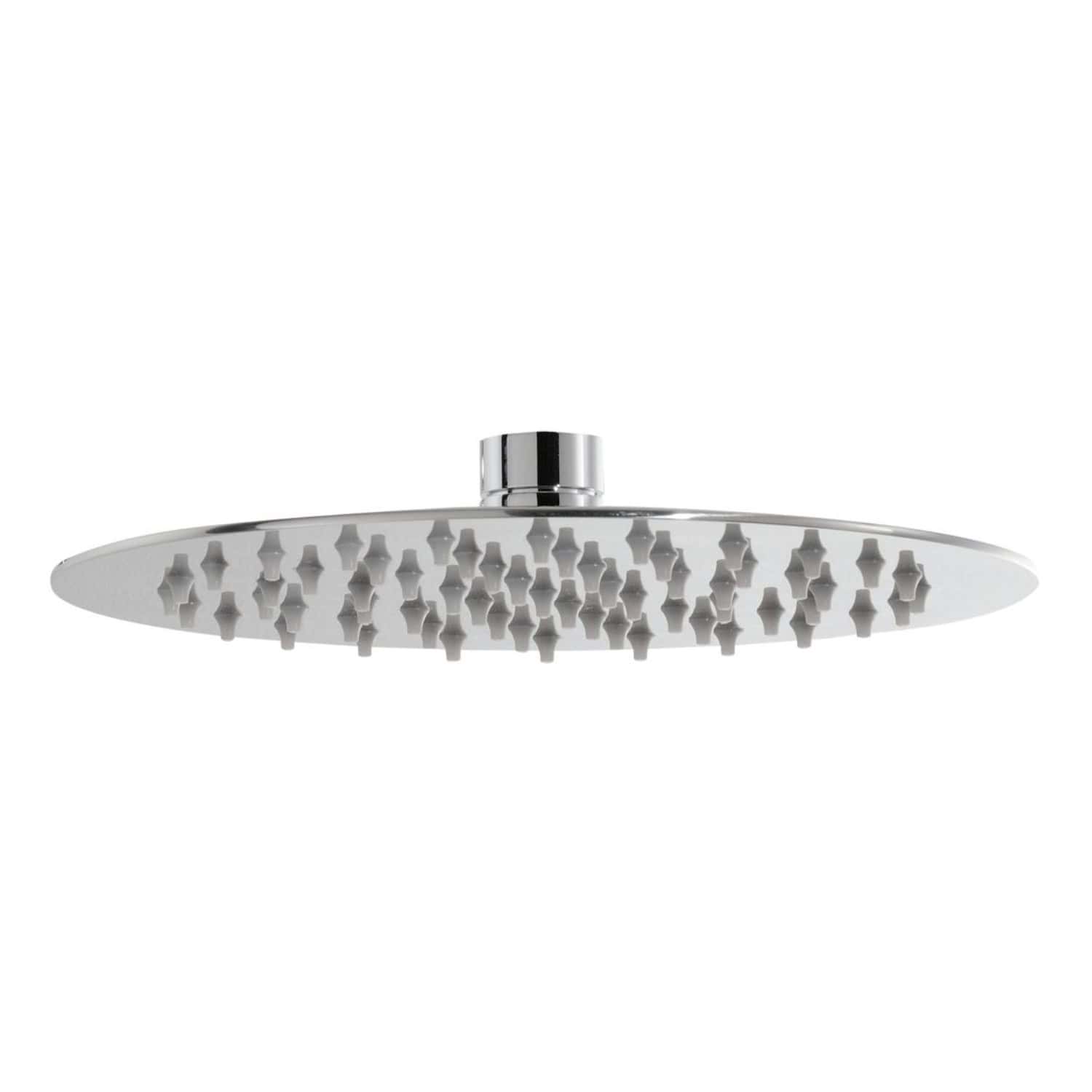 Shower head with multiple spray nozzles, chrome finish, modern bathroom fixture for a luxurious shower experience. Ideal for contemporary bathrooms, durable and easy to install.