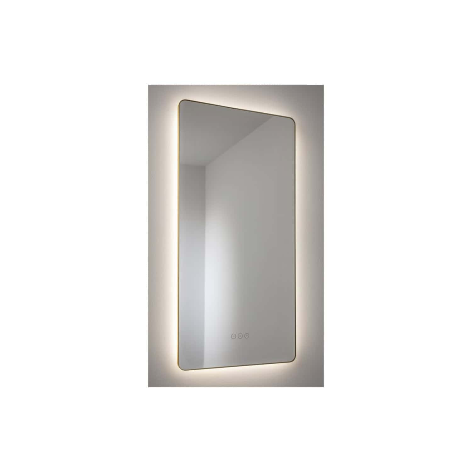 Abode Mayar Tablet Framed Illuminated Mirror - 900mm X 450mm