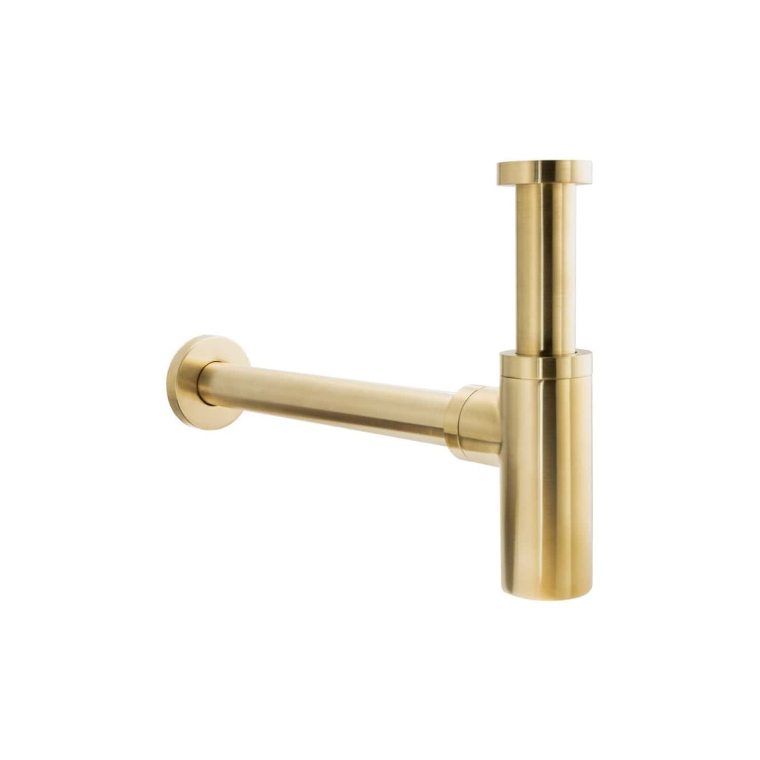 Sleek gold bathroom sink drain pipe with modern design, perfect for enhancing contemporary bathroom aesthetics. Durable and easy to install, suitable for high-end bathroom renovations.