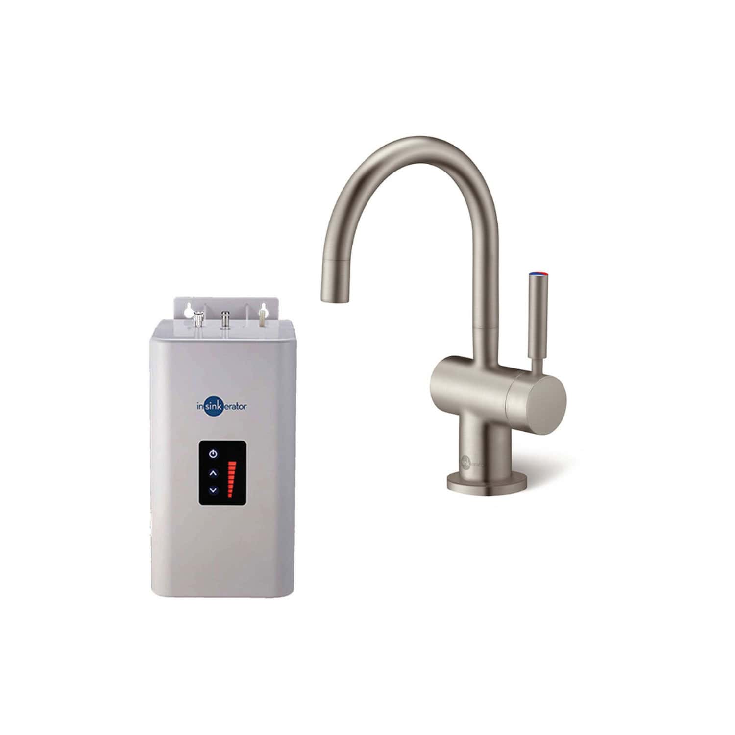 Automatic water quality tester with a sleek stainless steel kitchen tap, designed for precise filtration and clean drinking water, ideal for modern bathroom and kitchen upgrades.