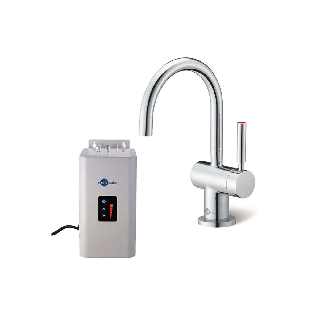 Automatic bottle filling faucet with motion sensor and touchless operation for hygienic kitchen or bathroom use. Durable stainless steel design, ideal for commercial or home settings.