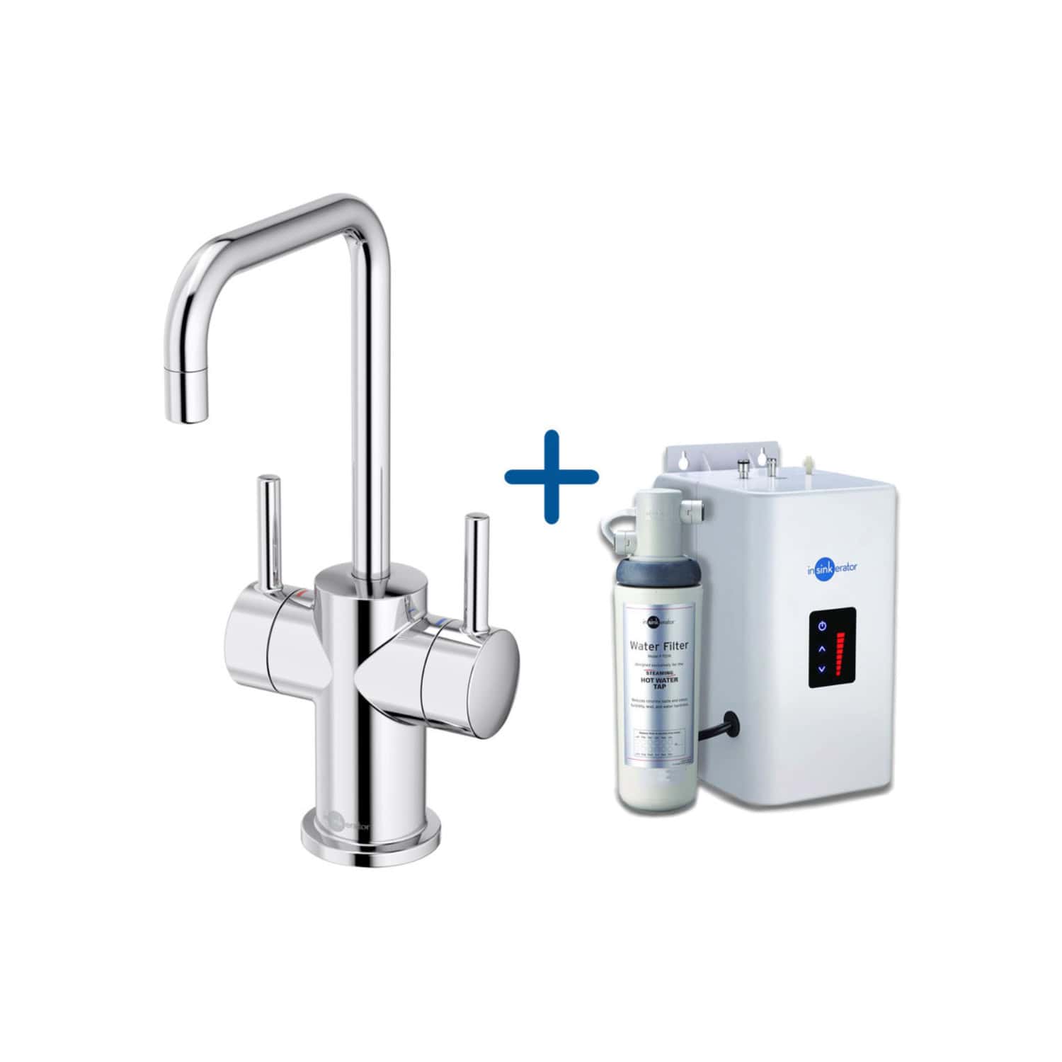 High-quality chrome kitchen tap with built-in filtration system and water purifier for clean drinking water. Modern design, easy to install, ideal for kitchen upgrades and improved functionality.