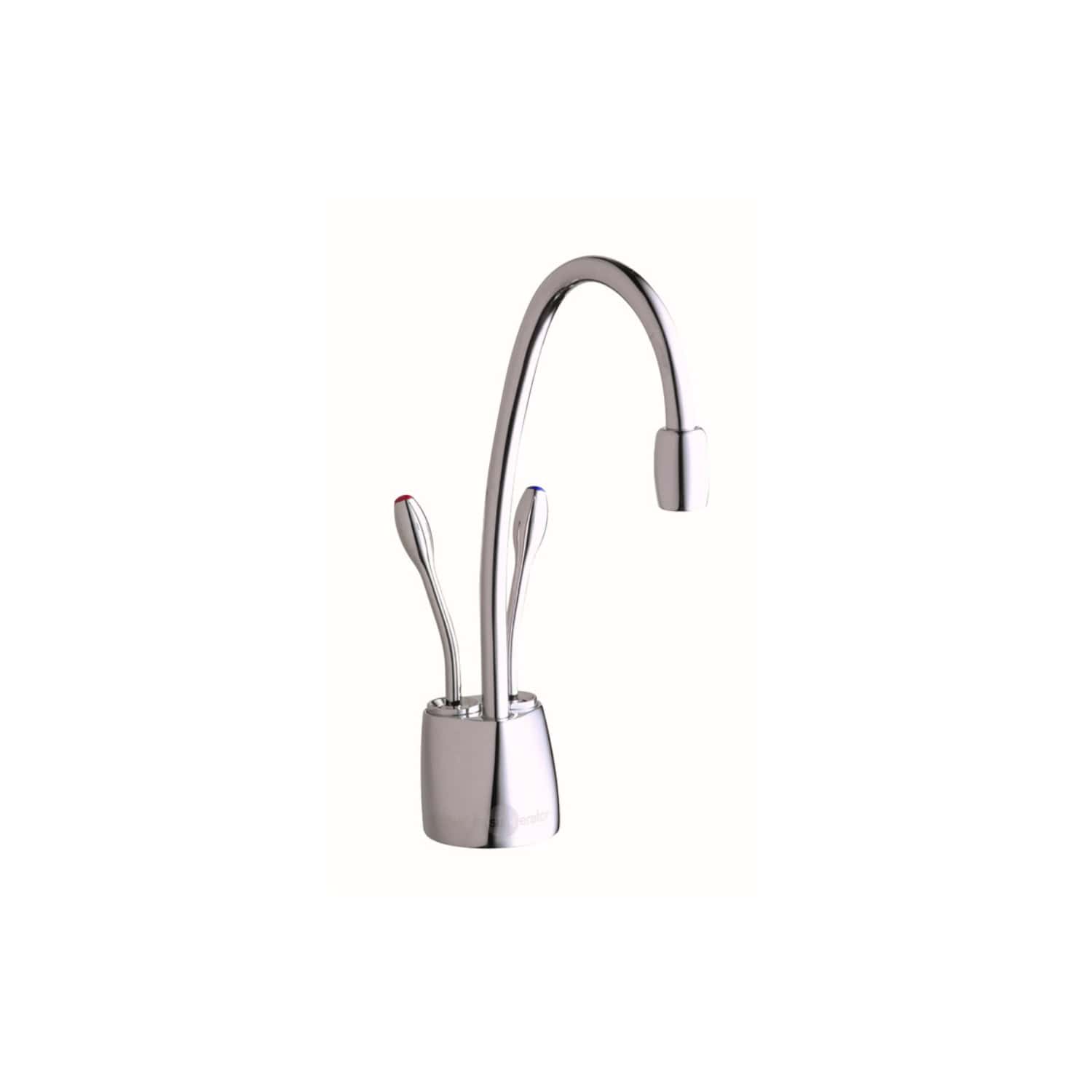 Sleek chrome kitchen tap with dual handles and high-arc spout, ideal for modern bathroom and kitchen renovations. Durable, stylish, and functional design for seamless water flow.
