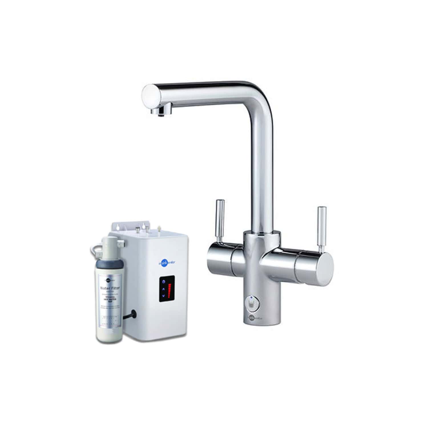 High-quality stainless steel kitchen tap with filtration system, ideal for modern bathrooms and kitchens. Features a sleek design, easy operation, and clean water output for enhanced hygiene.