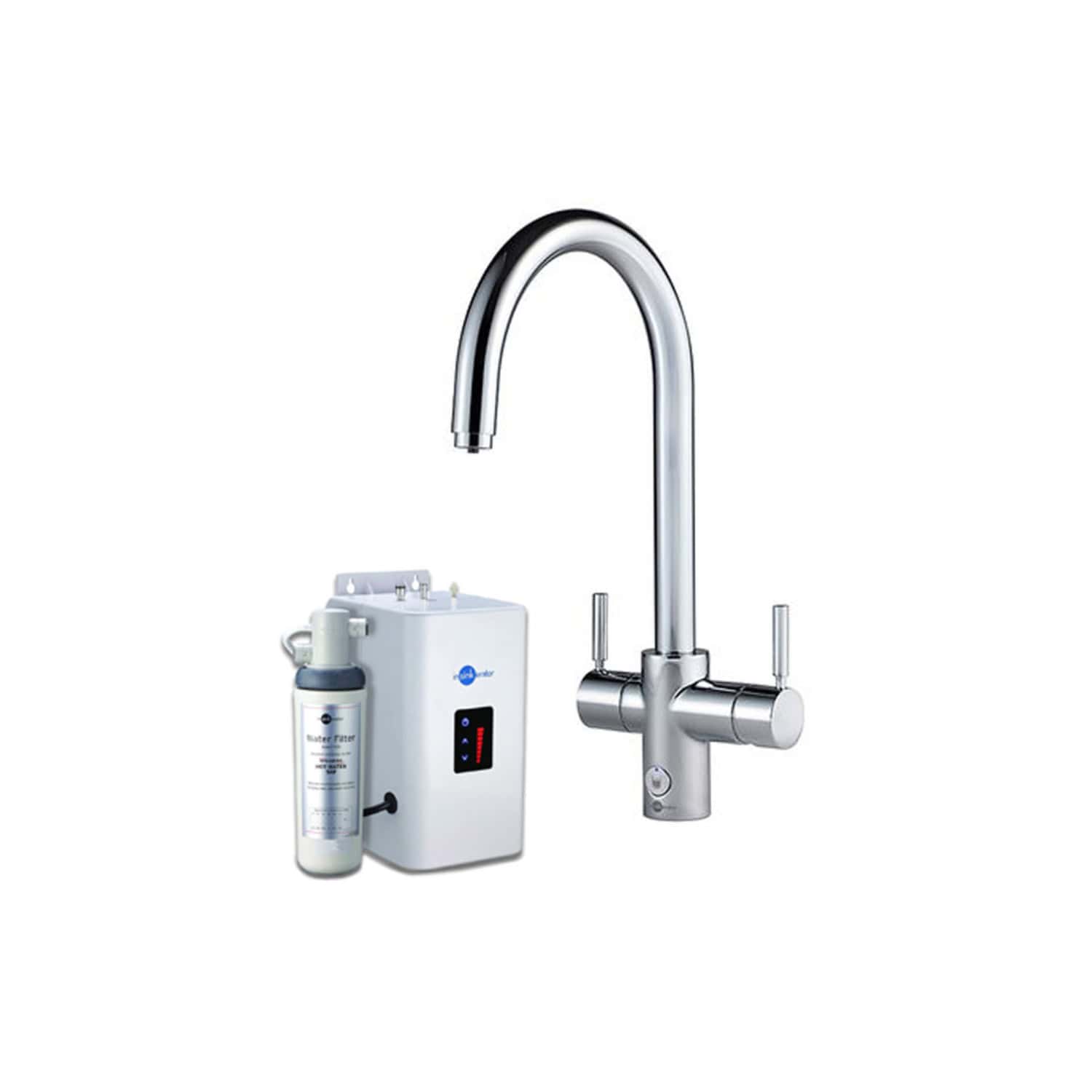 Pure water filter and high-arc kitchen faucet for Bubly bathrooms, designed for modern, hygienic water dispensing and filtration. Perfect for home or commercial bathroom environments.
