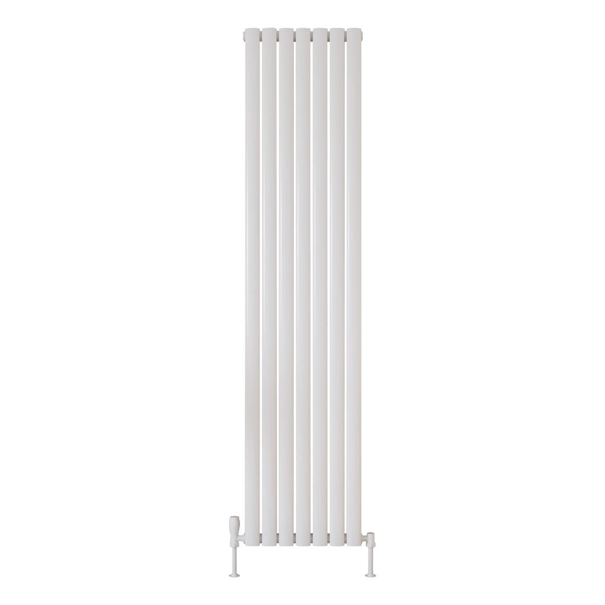 Scudo Apex Vertical White Designer Radiator, 1800mm X 413mm