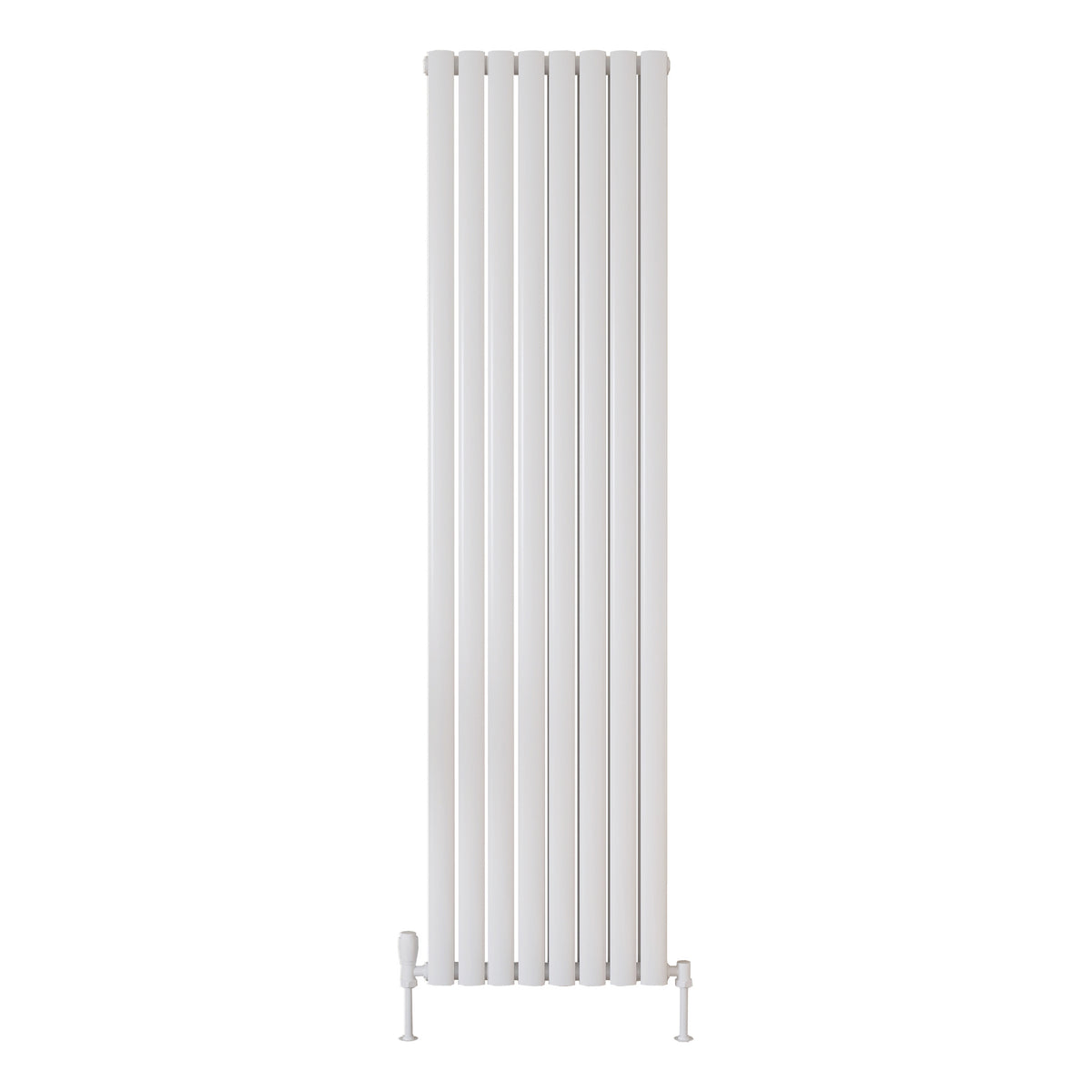Scudo Apex Vertical White Double Designer Radiator, 1800mm X 531mm