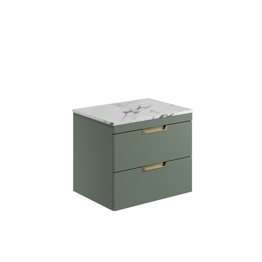 Scudo Aubrey 590mm Wall Hung Vanity Unit With Basin
