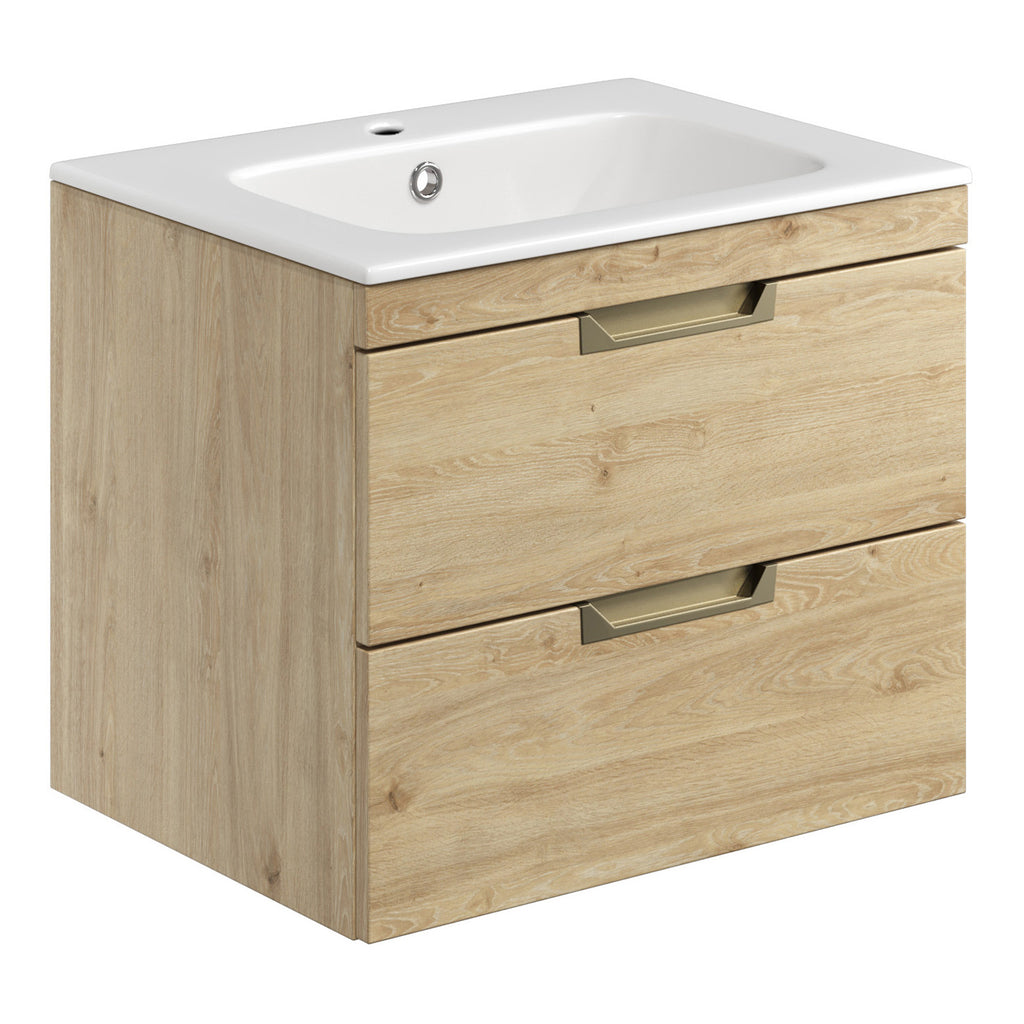 Scudo Aubrey 590mm Wall Hung Vanity Unit With Basin