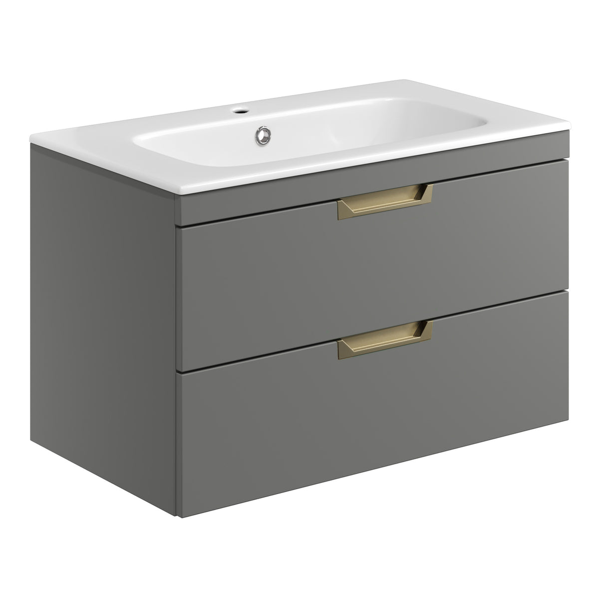 Scudo Aubrey 800mm Wall Hung Vanity Unit With Basin