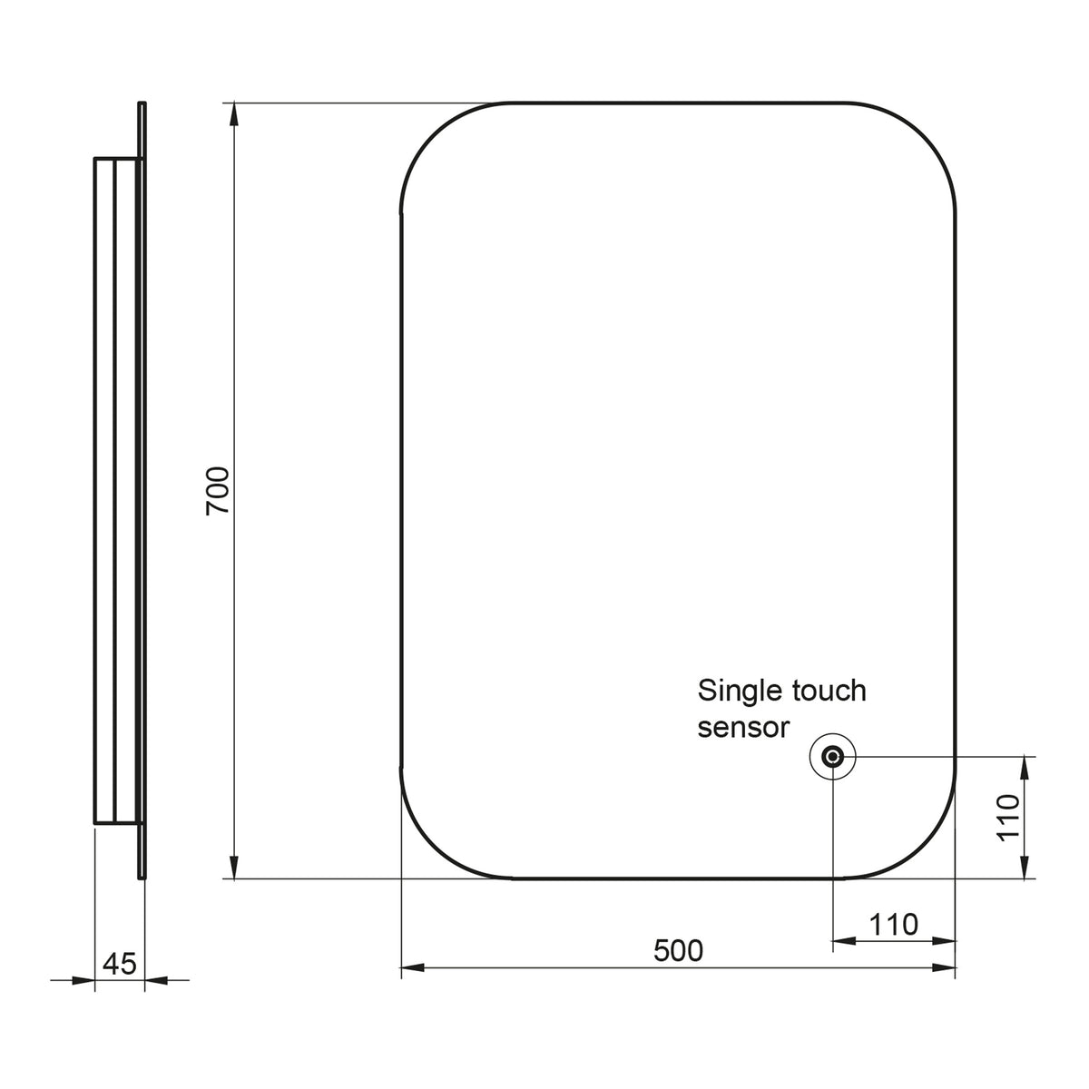 Scudo Aura Led Mirror