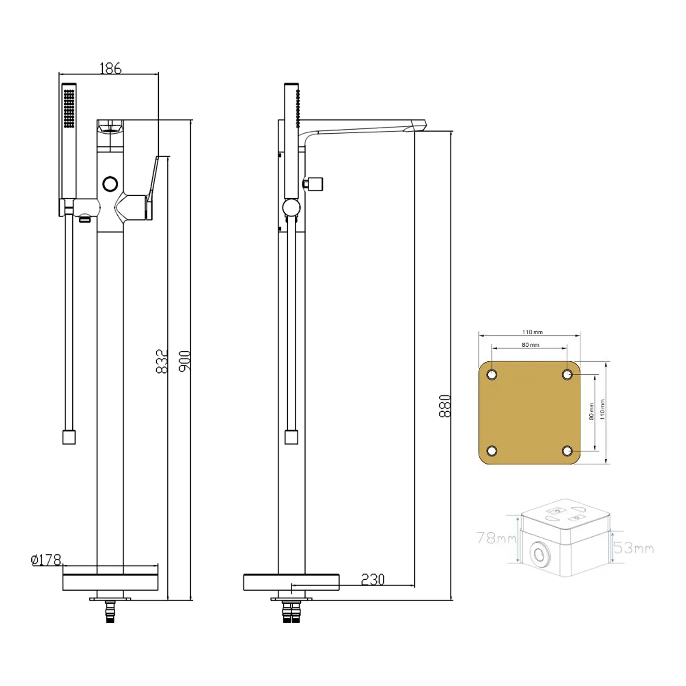 Enhanced shower system with adjustable height, sleek design, and water-efficient features, ideal for modern bathroom remodels and accessible shower installations.