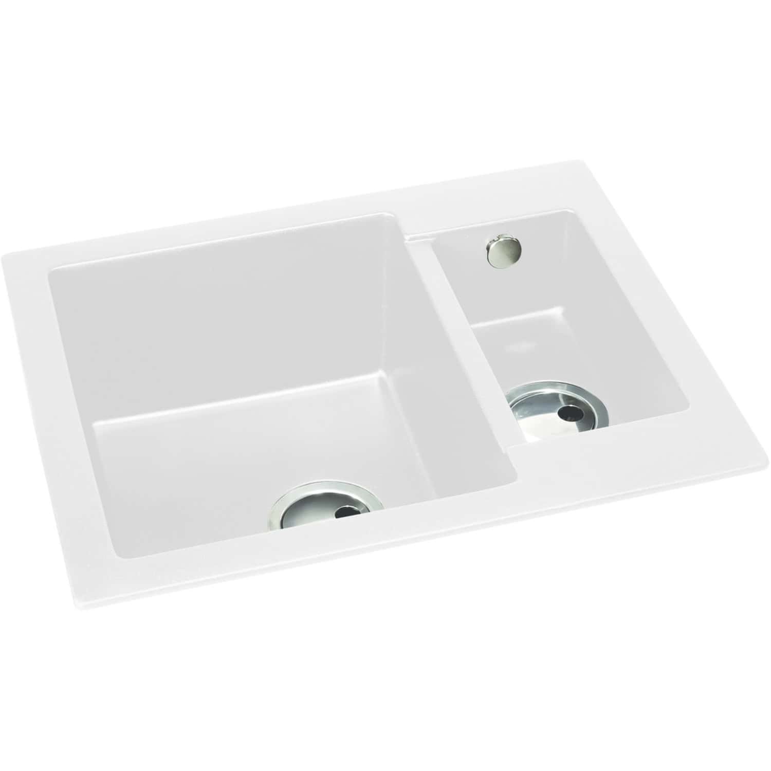 Stainless steel double bowl kitchen sink with integrated drainer, modern design for contemporary bathrooms and kitchens, durable and easy to clean, ideal for home renovation projects.