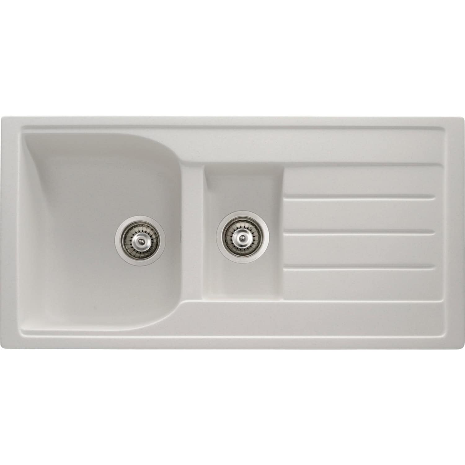 Abode Oriel 1.5B and Drainer Granite Inset Kitchen Sink