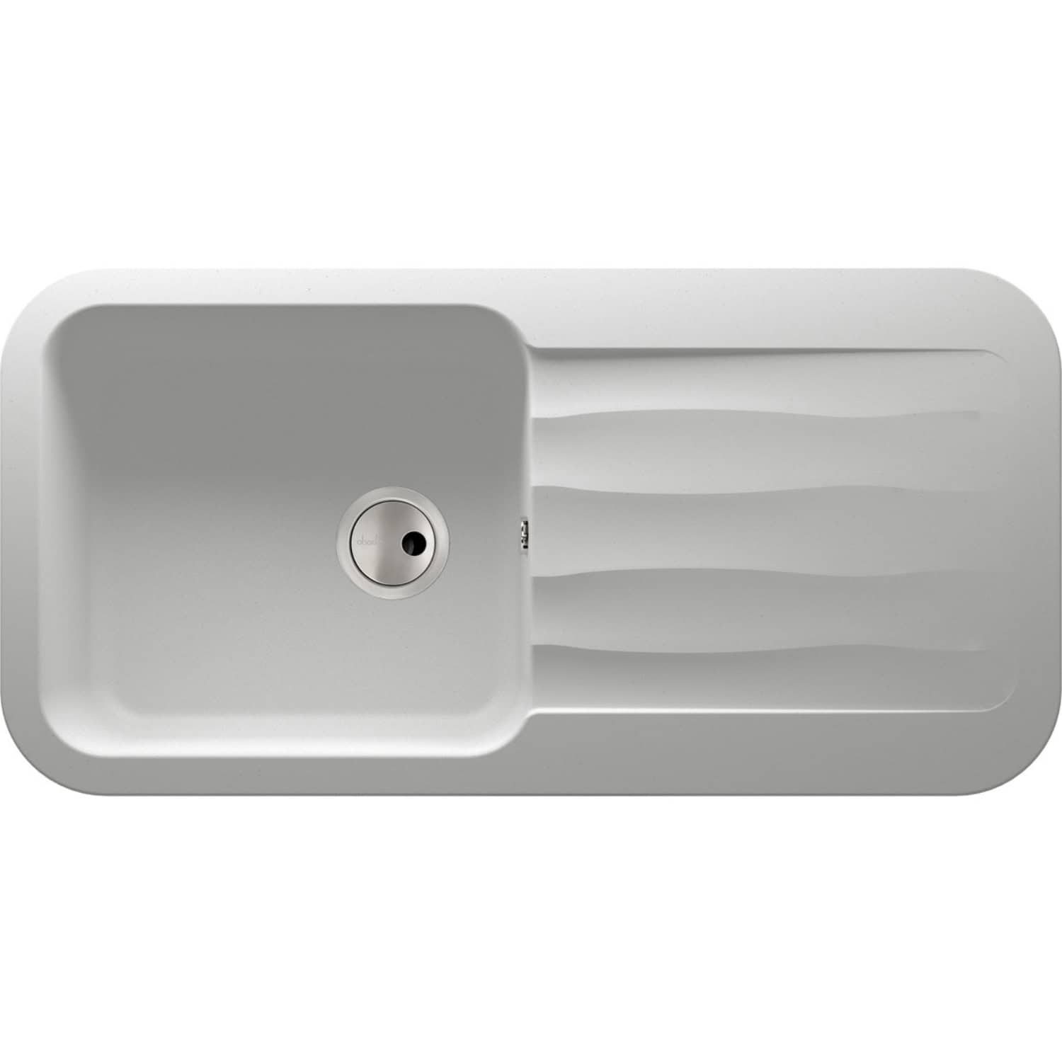 Abode Dune 1B and Drainer Granite Inset Kitchen Sink