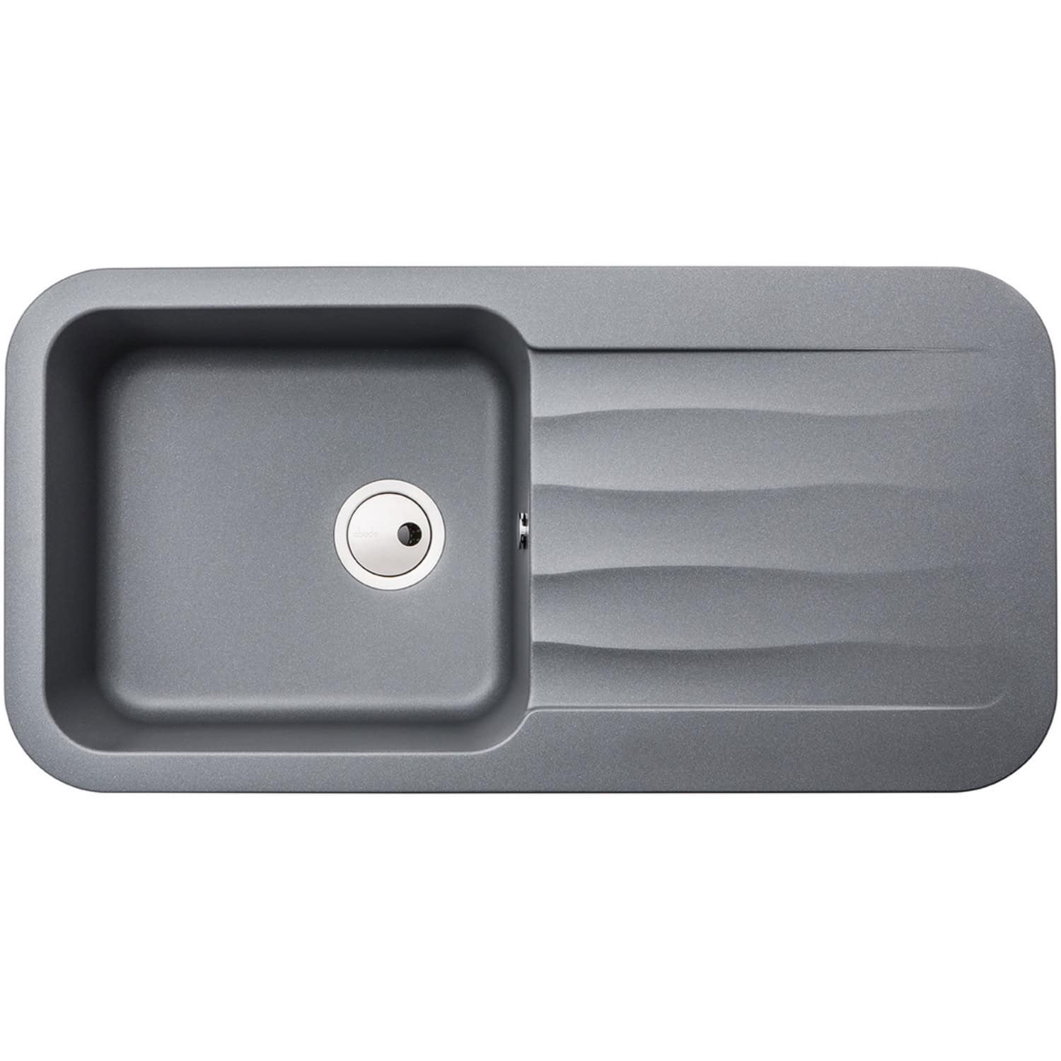 Abode Dune 1B and Drainer Granite Inset Kitchen Sink