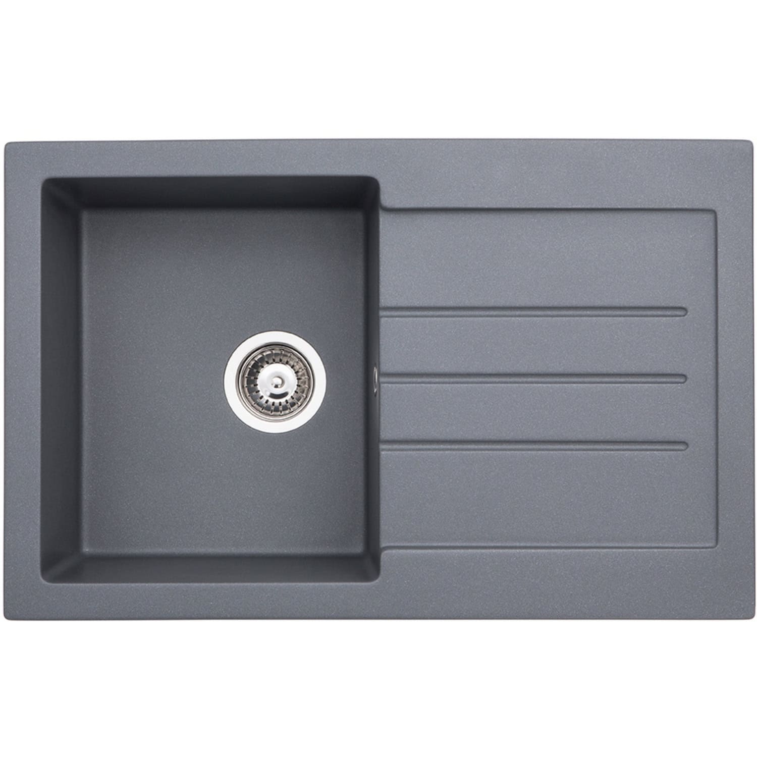 Abode Xcite 1B and Drainer Granite Inset Kitchen Sink