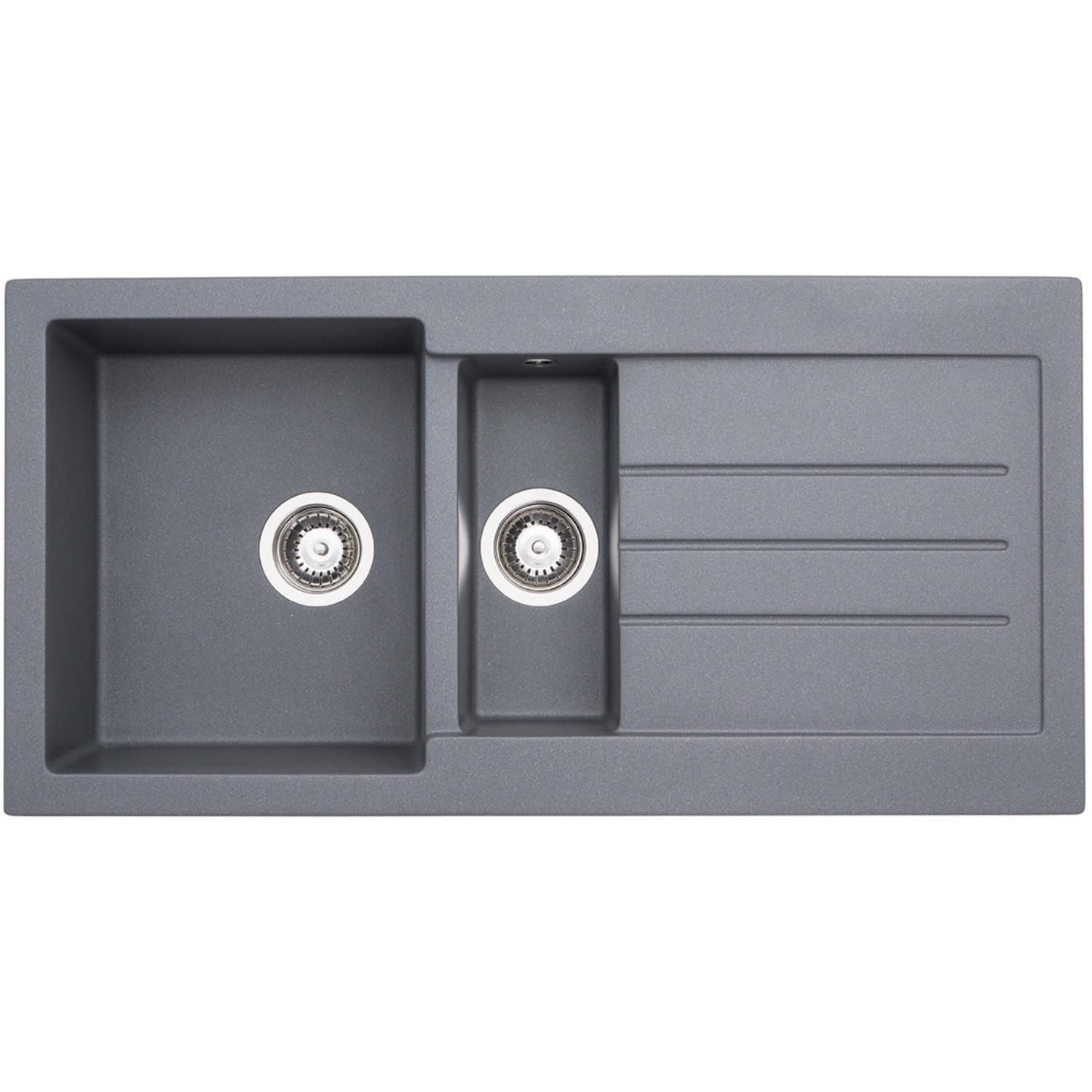 Abode Xcite 1.5B and Drainer Granite Inset Kitchen Sink