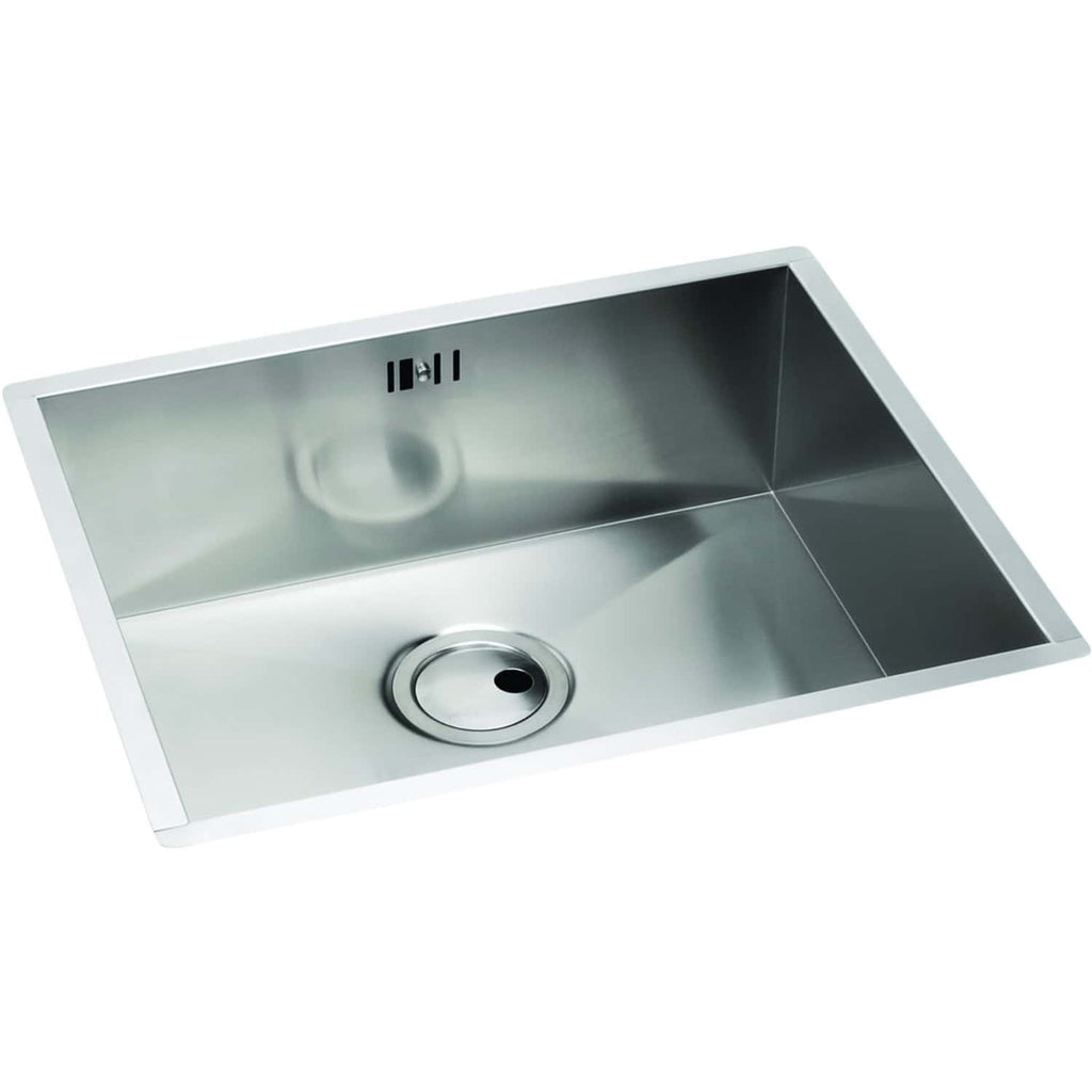 Stainless steel kitchen sink with double bowl and modern design, ideal for contemporary bathrooms and kitchens, featuring durable construction and efficient drainage.