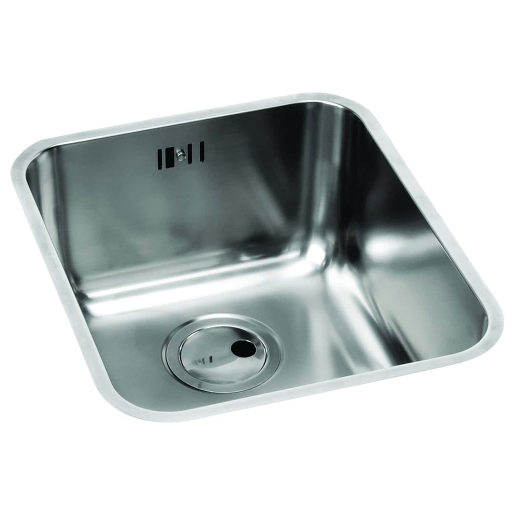 Stainless steel kitchen sink with modern design, deep basin, and durable material for kitchen or bathroom installation. Perfect for enhancing functionality and style in home cooking spaces.