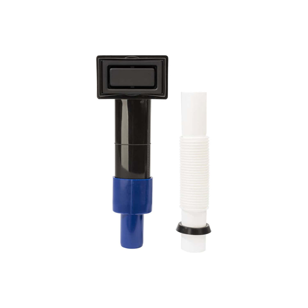 Replacement toilet fill valve and flush pipe parts for Bubly Bathrooms. High-quality plumbing components for reliable toilet operation and maintenance. Essential bathroom repair accessories.