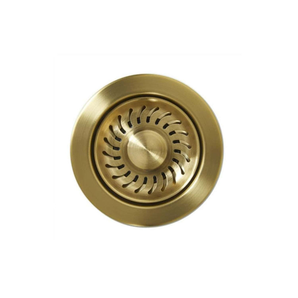Brass bathroom sink drain strainer, modern automatic waste cover for a stylish and functional bathroom design. Perfect for shower or basin drain protection.