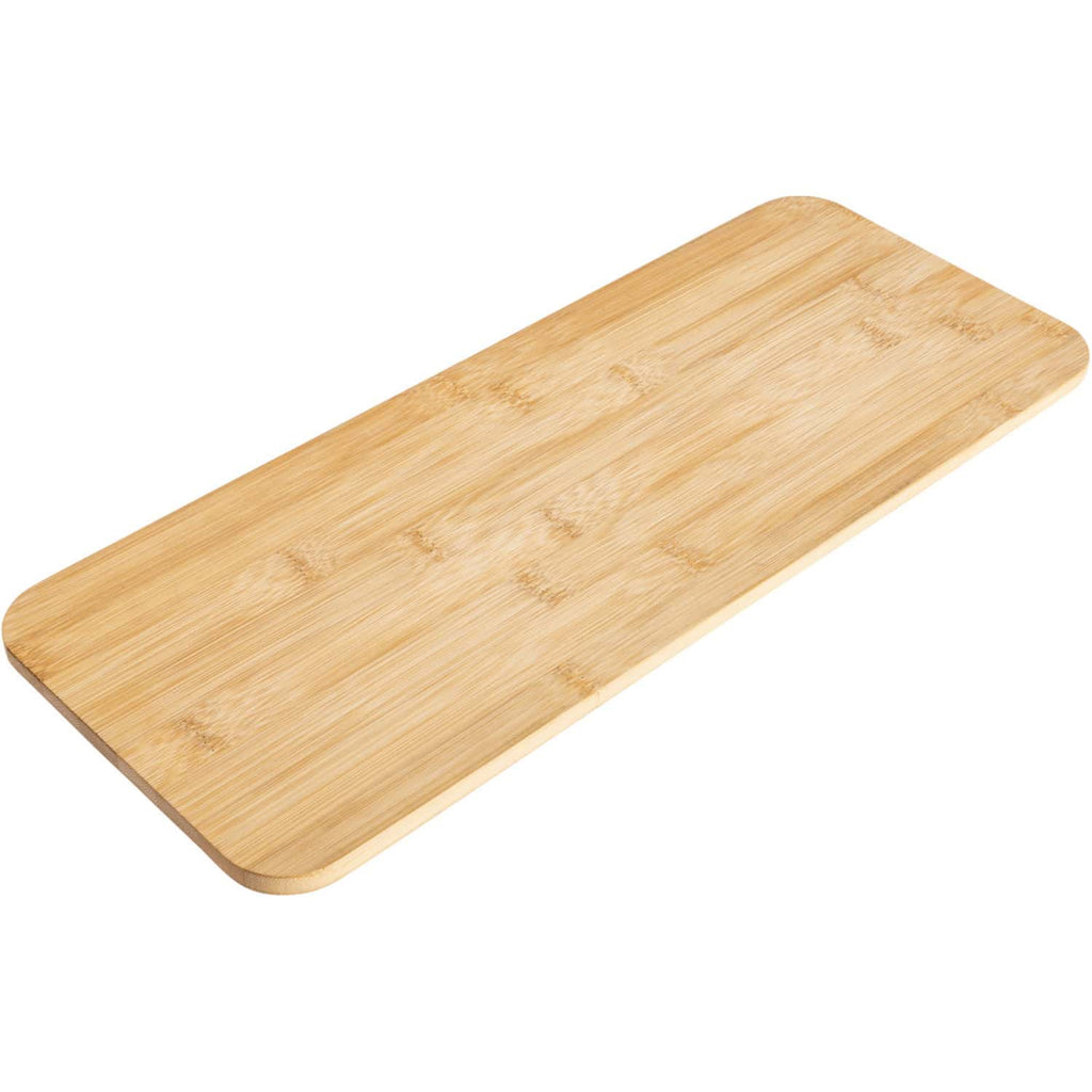 Smooth bamboo chopping board, eco-friendly kitchen accessory, ideal for food preparation and serving, crafted from natural bamboo for durability and style.