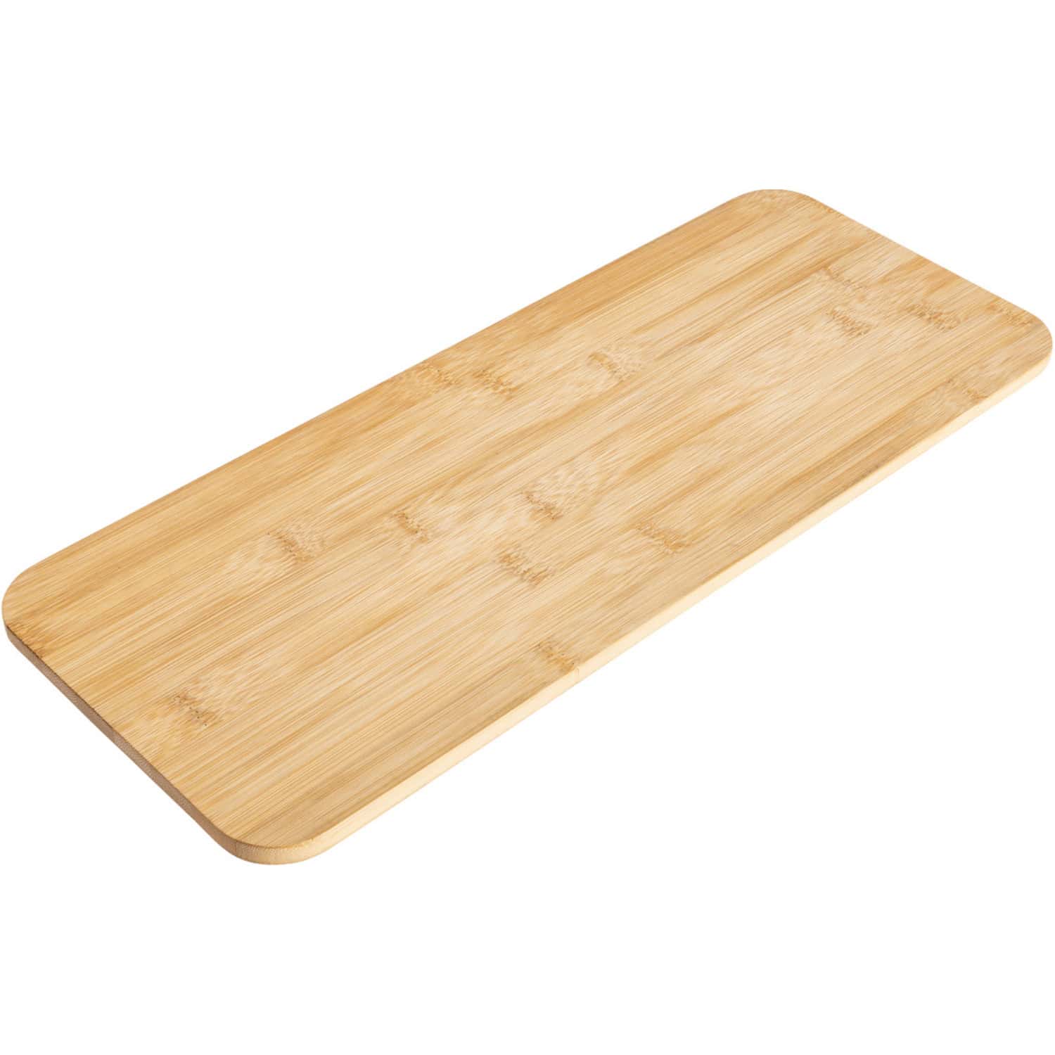 Smooth bamboo chopping board, eco-friendly kitchen accessory, ideal for food preparation and serving, crafted from natural bamboo for durability and style.