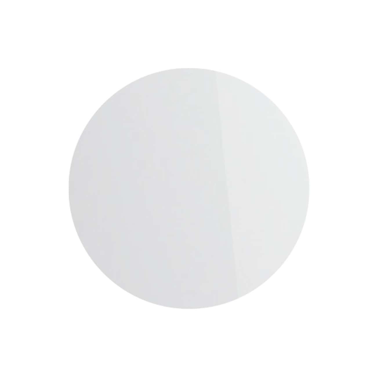 White round bathroom ceiling light fixture for modern bathroom lighting design.