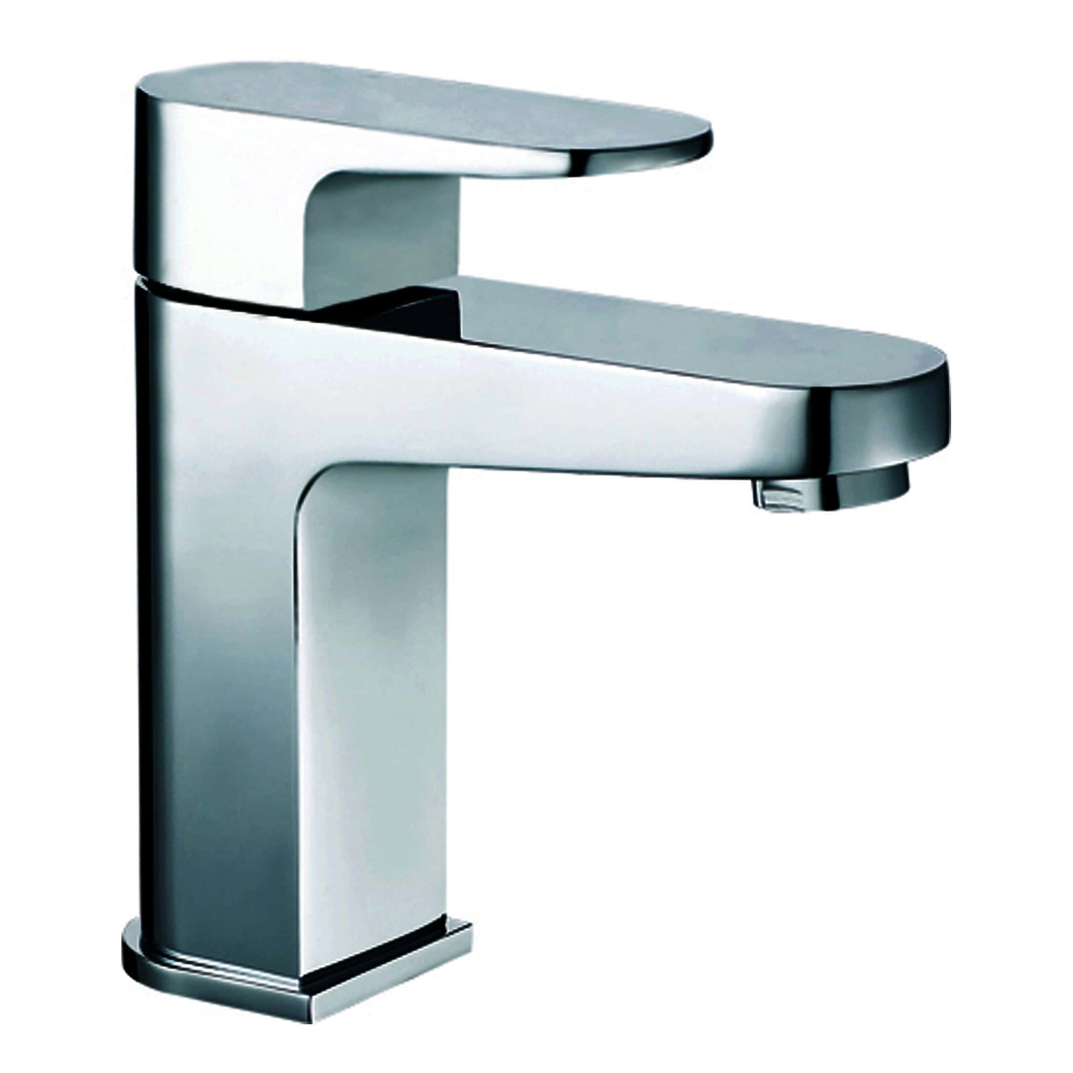 Sleek modern chrome bathroom basin tap ideal for contemporary bathroom designs.