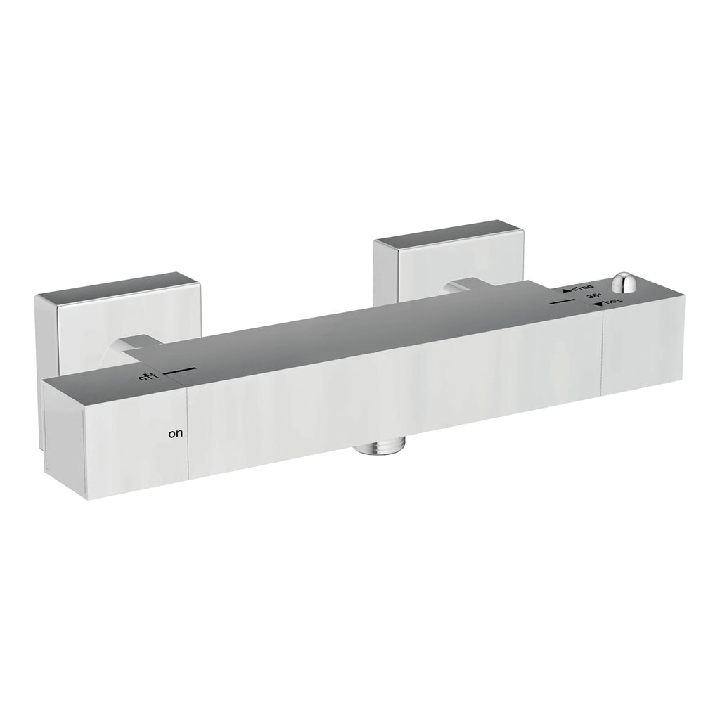 Scudo Chrome Square Exposed Shower Valve