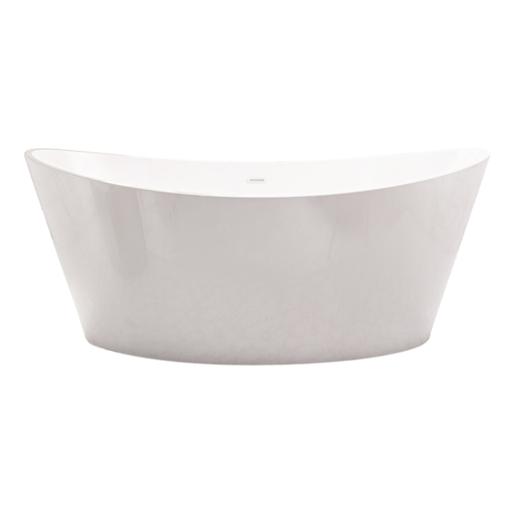 Scudo Aruba Double Ended Freestanding Bath - 1700mm x 800mm - White
