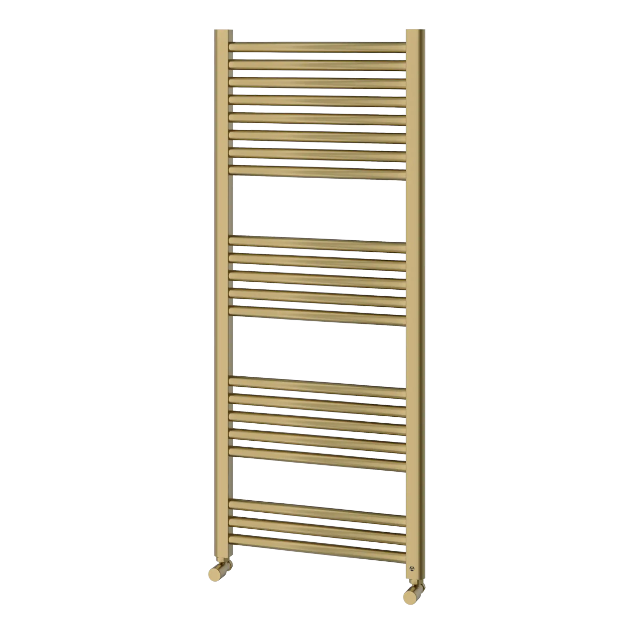 Sleek modern towel radiator for bathrooms with a contemporary wooden slat design and easy wall mounting. Perfect for heating and drying towels in stylish bathroom spaces.