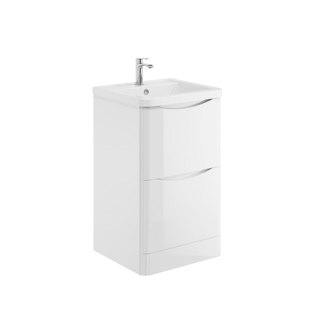 Scudo Bella 500mm Floor Standing Vanity Unit With Basin