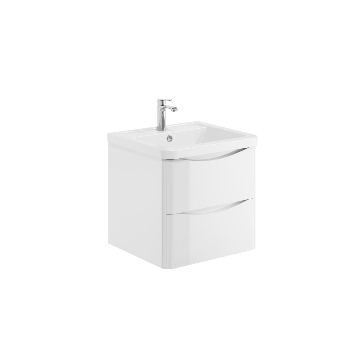 Scudo Bella 500mm Wall Hung Vanity Unit With Basin