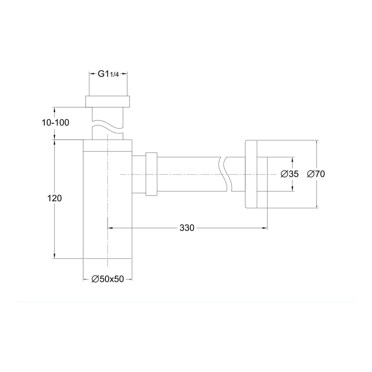 Scudo Square Bottle Trap