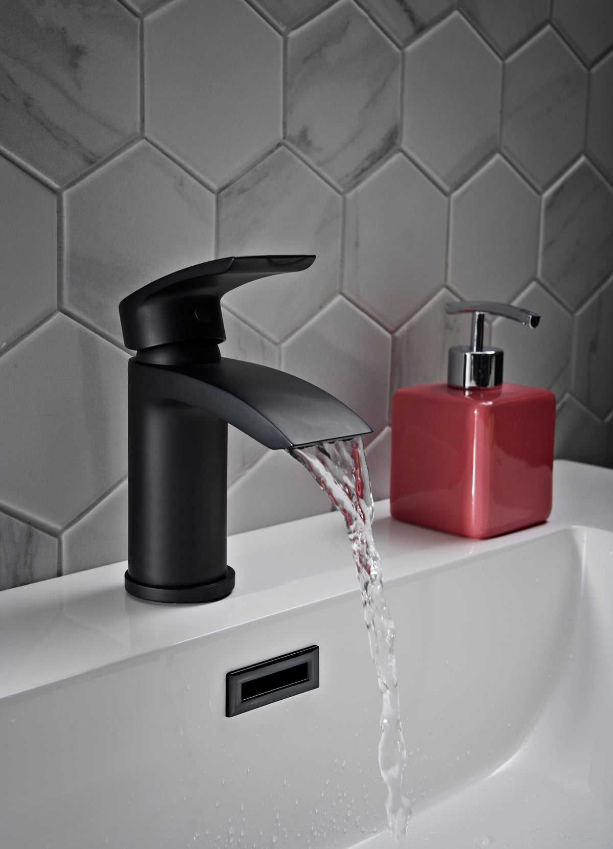 Scudo Belini Mono Basin Mixer Tap With Push Waste - lifestyle