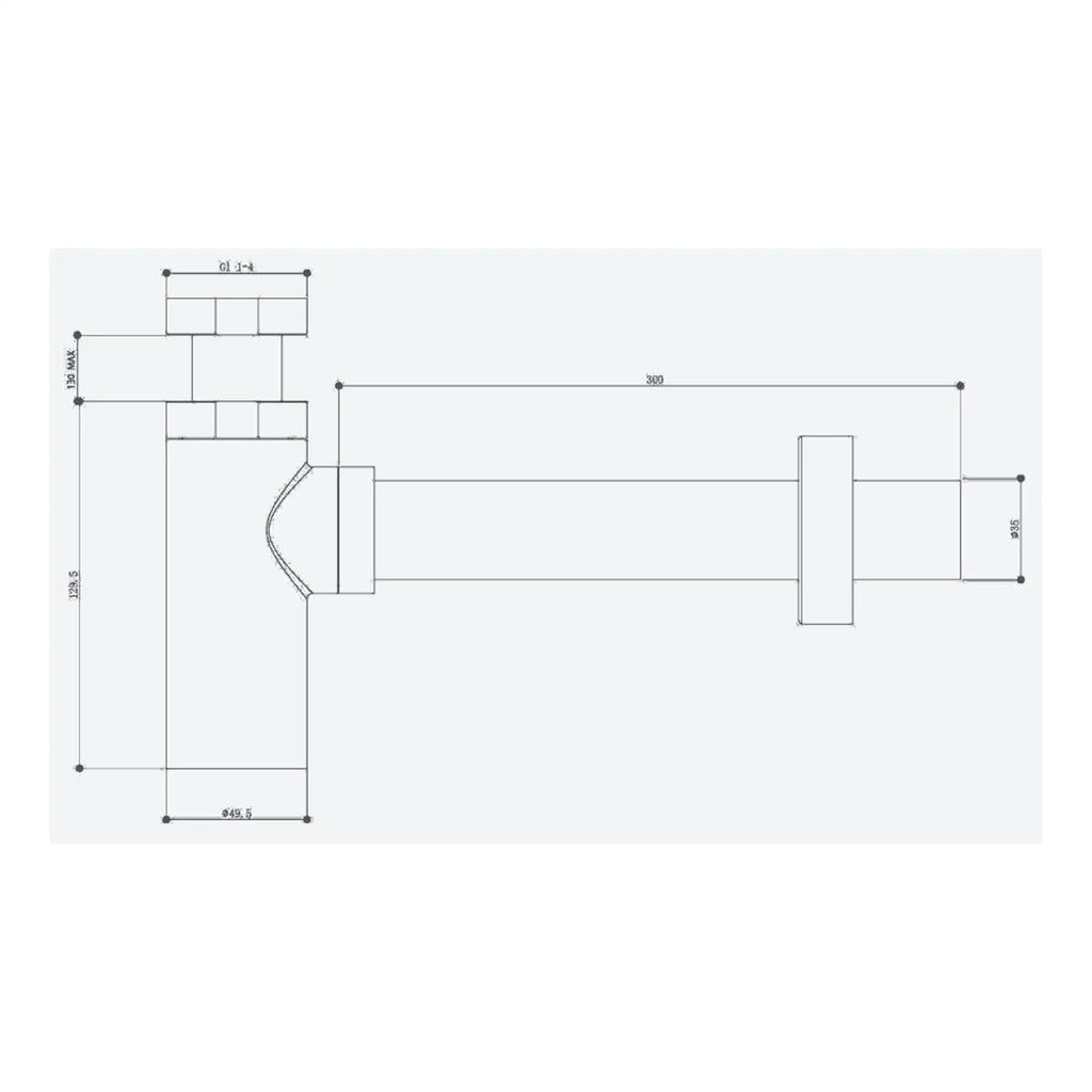 Flexible bathroom design layout with detailed measurements and technical drawing, ideal for planning modern bathroom installations and renovations.