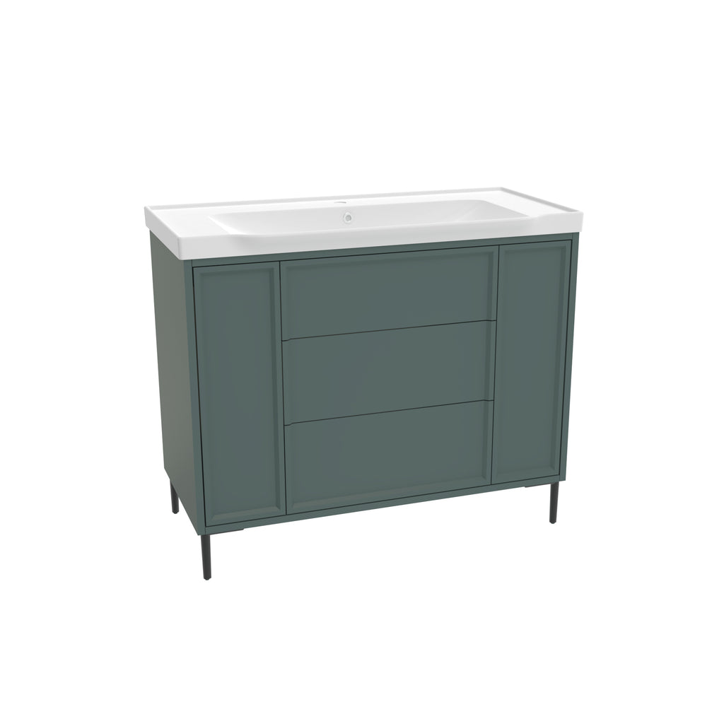 Scudo Bota 1000mm Freestanding Vanity Unit With Basin & Leg Set