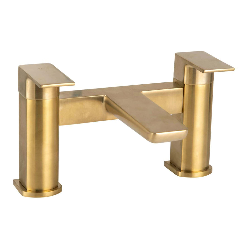 Brass bathroom sink tap with modern, sleek design, perfect for stylish and contemporary bathroom renovations. Durable and elegant plumbing fixture from Bubly Bathrooms.