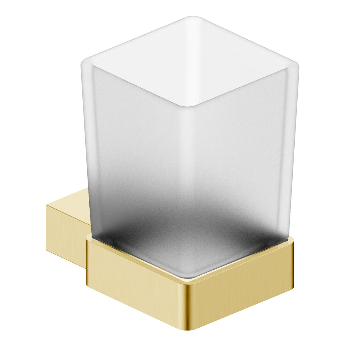 Scudo Roma Brushed Brass Tumbler Holder