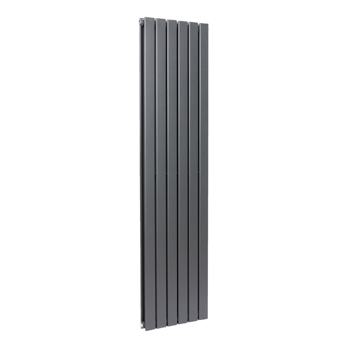 Scudo Bravo Vertical Anthracite Double Designer Radiator, 1600mm X 408mm