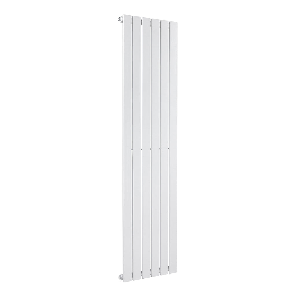 Scudo Bravo Vertical White Designer Radiator, 1600mm X 408mm