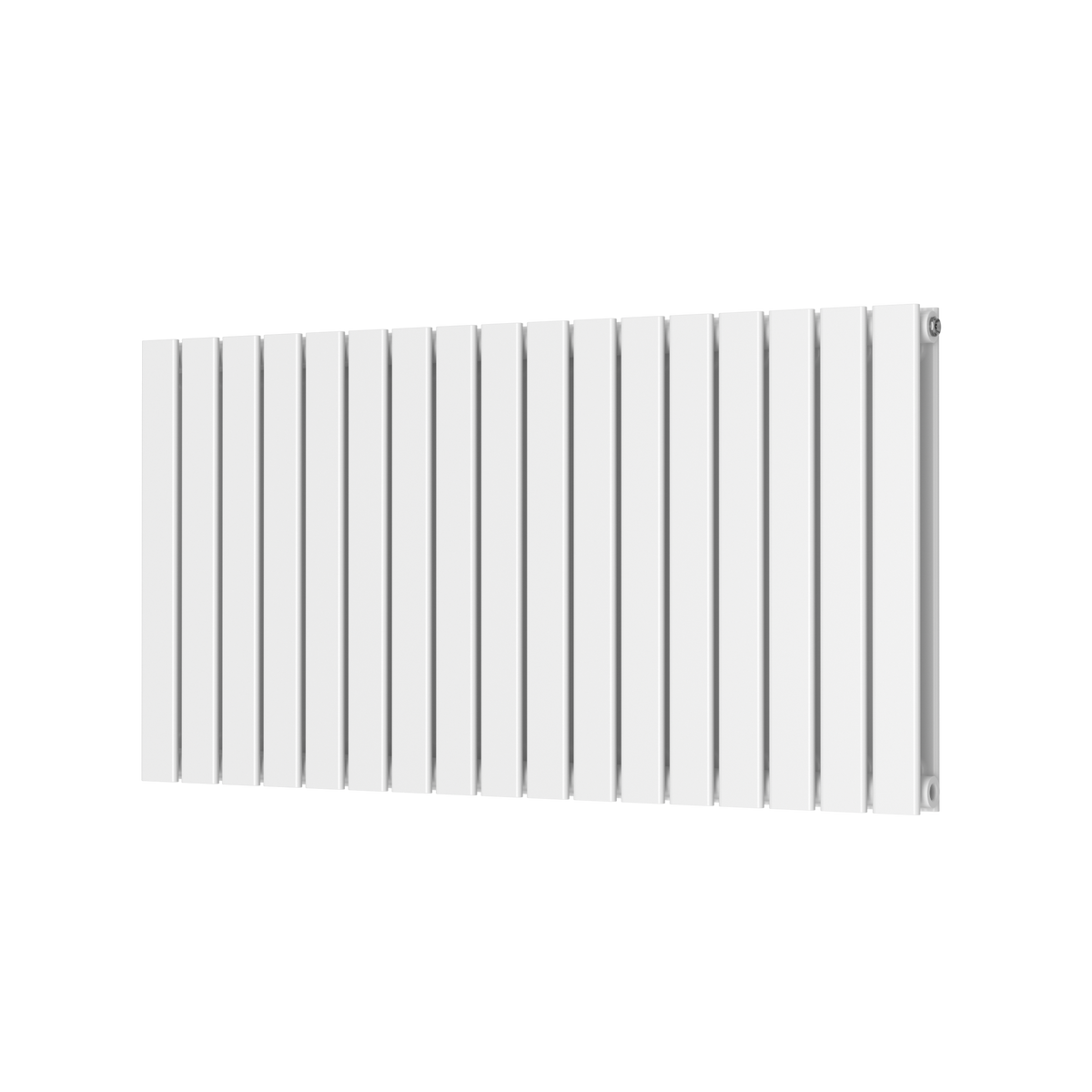 Scudo Bravo Horizontal White Double Designer Radiator, 600mm X 1158mm