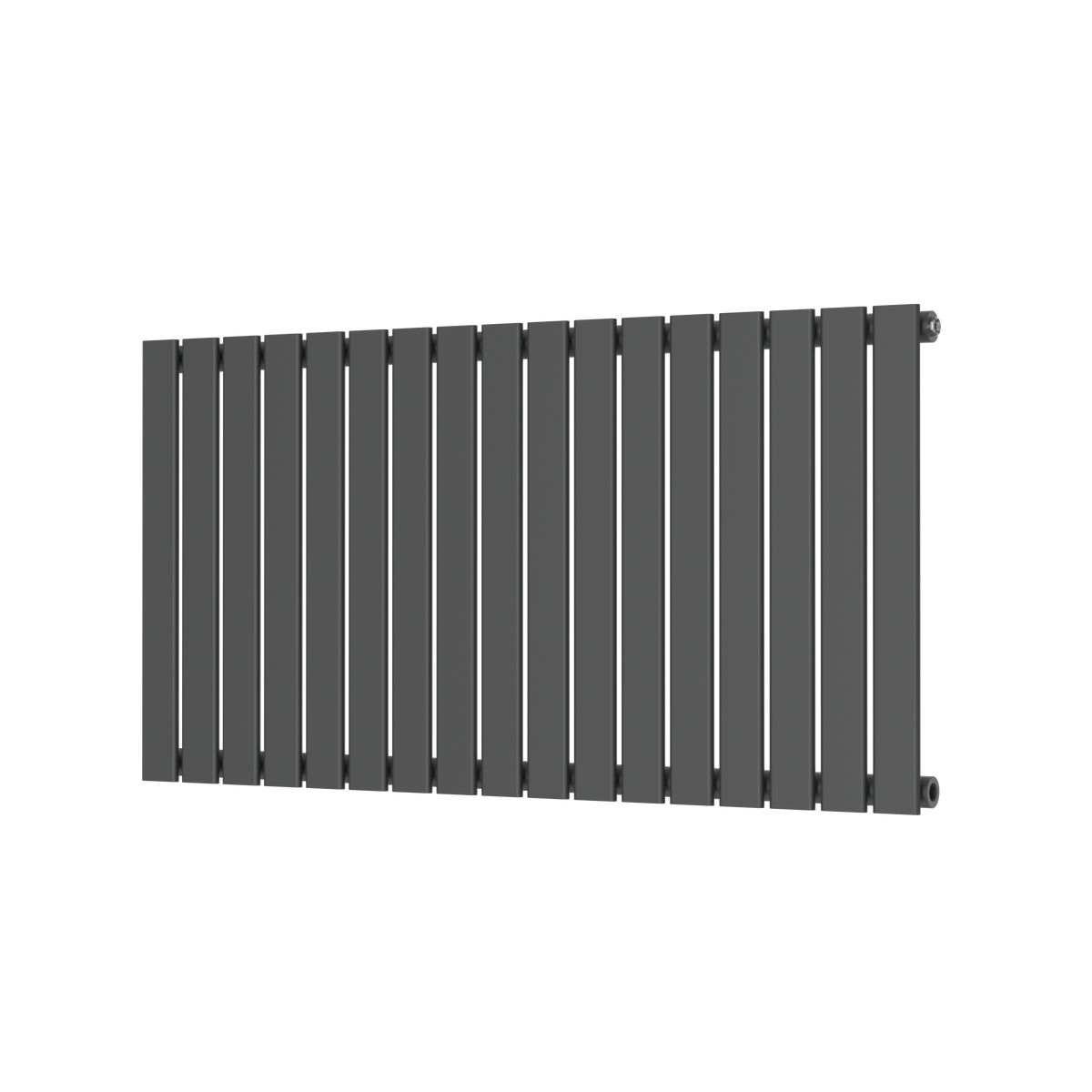 Scudo Bravo Horizontal Anthracite Designer Radiator, 600mm X 1158mm