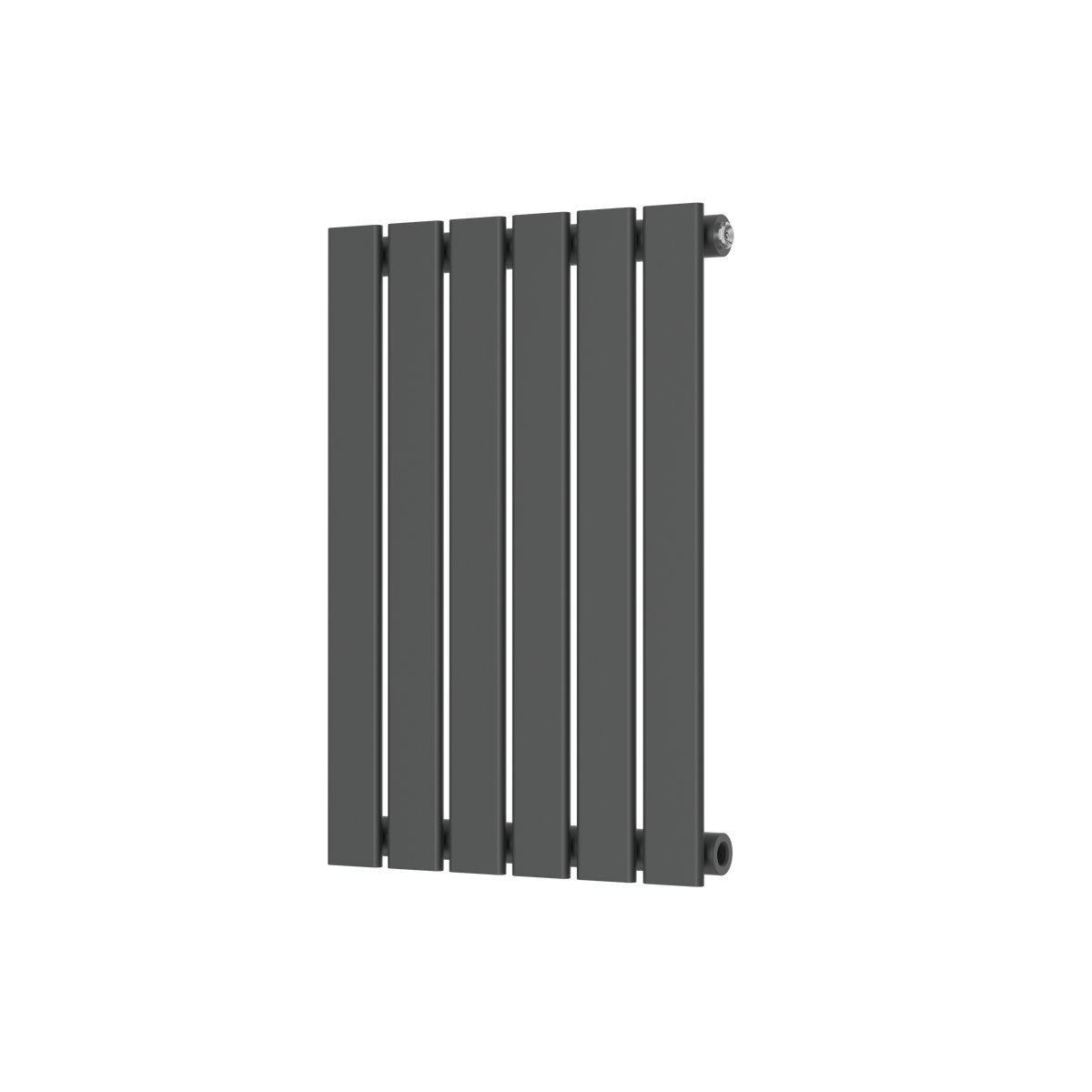 Scudo Bravo Vertical Anthracite Designer Radiator, 600mm X 410mm