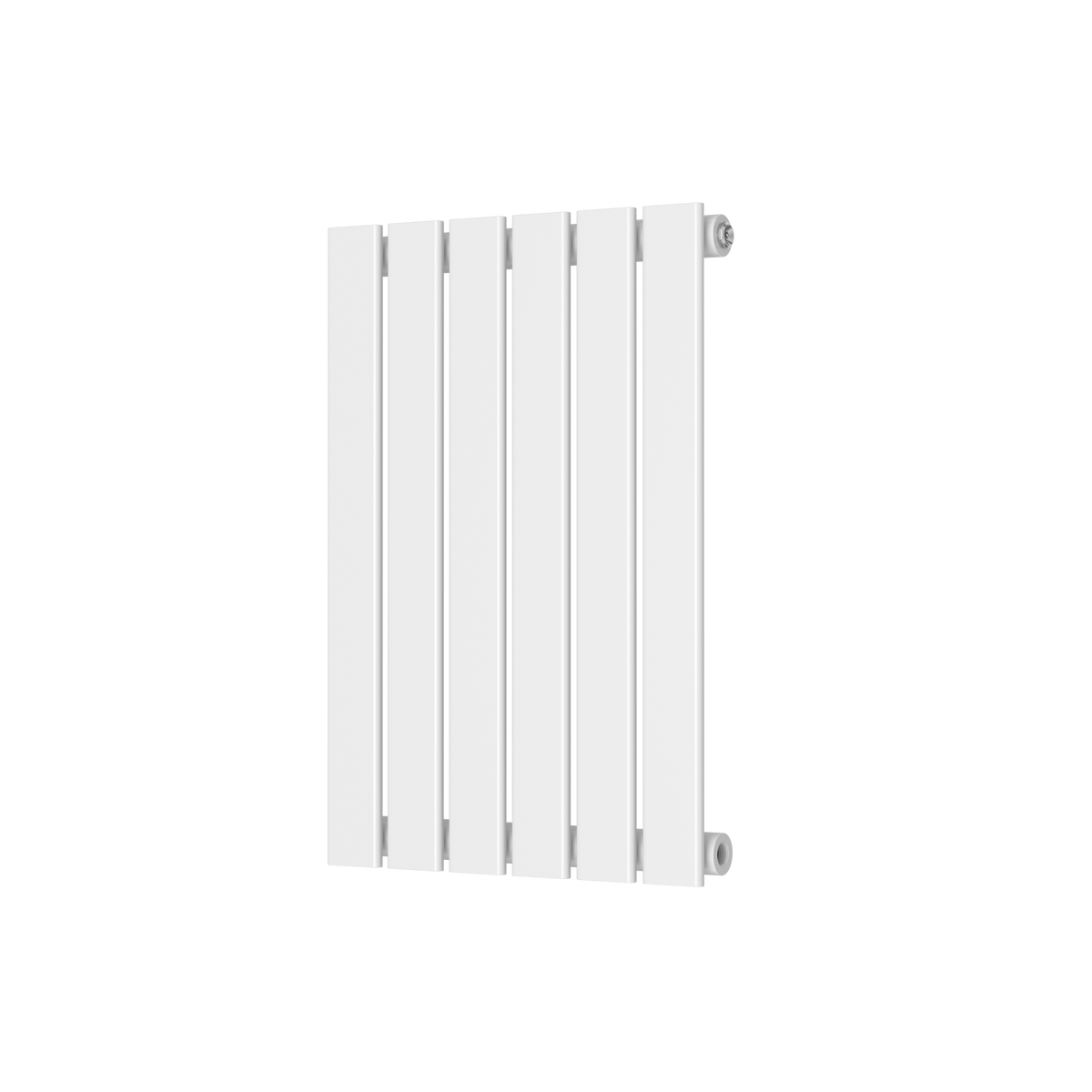 Scudo Bravo Vertical White Designer Radiator, 600mm X 410mm