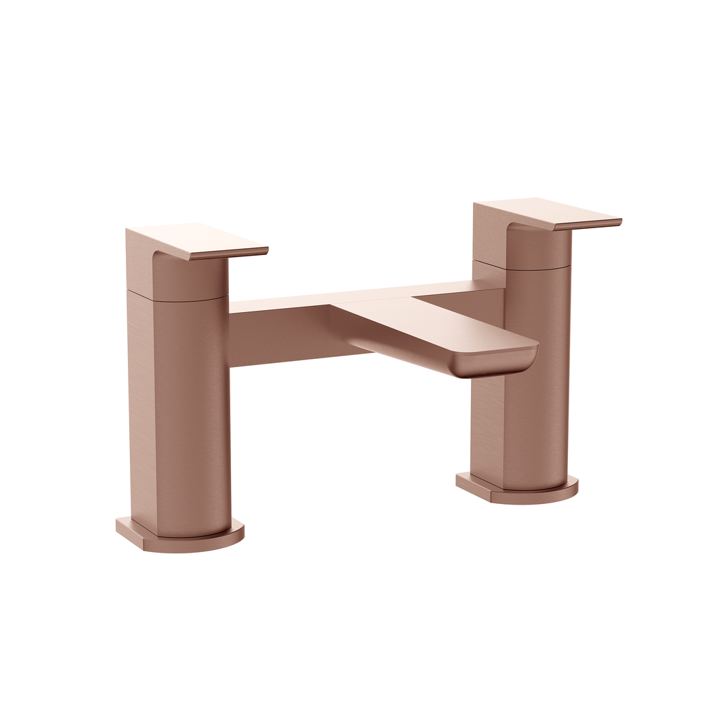 Scudo Muro Bath Filler, Brushed Bronze