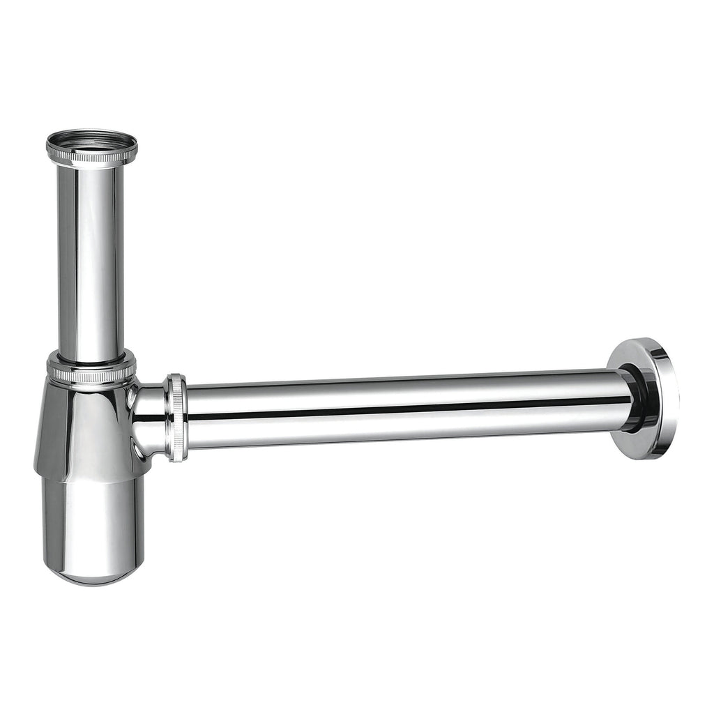 Scudo Round Bottle Trap - Chrome